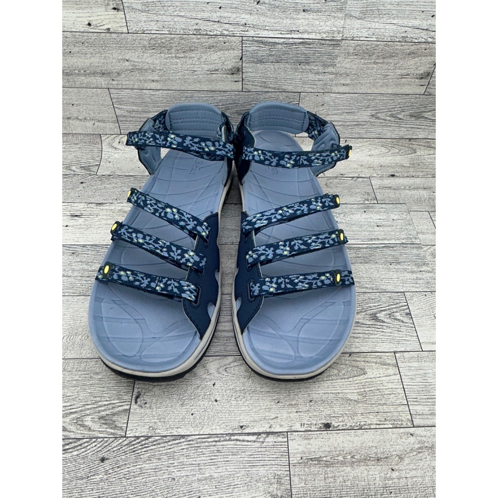 LL Bean Explorer Next Adventure Sandals Women Sz 10 Medium Navy Blue 305200